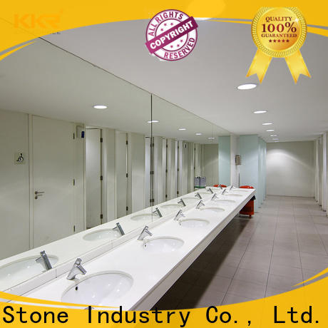 KKR Solid Surface high quality bathroom vanity tops company on sale
