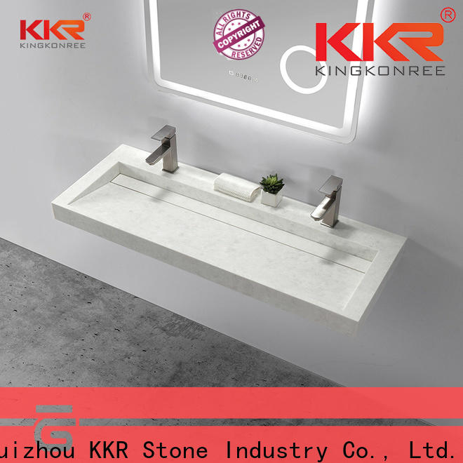 KKR Solid Surface undermount kitchen sink wholesale distributors bulk production