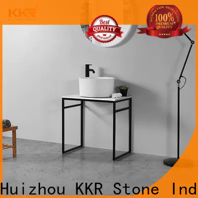 KKR Solid Surface custom corian bathroom design for home