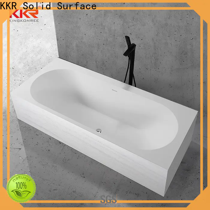 KKR Solid Surface clawfoot bathtub distributor for promotion