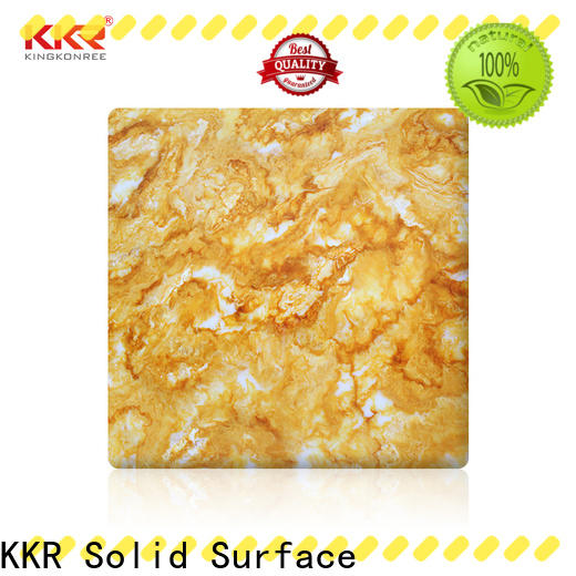 KKR Solid Surface best translucent resin panel wholesale for home