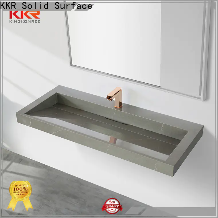KKR Solid Surface solid surface wash basin wholesale for home
