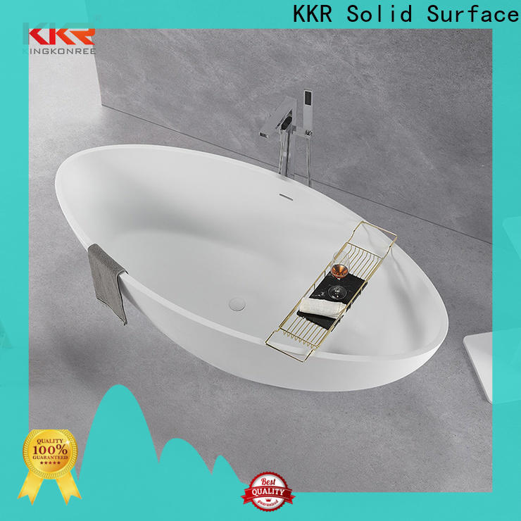 practical solid surface freestanding tub design for home