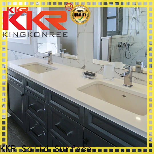 KKR Solid Surface best price custom kitchen countertops in bulk on sale