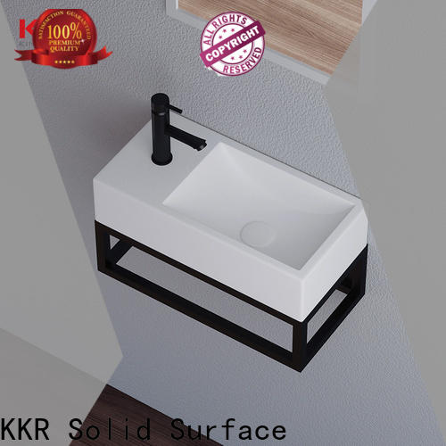 KKR Solid Surface bowl sink supplier bulk production