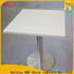 hot selling artificial marble dining table directly sale for indoor use