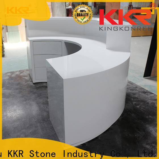 KKR Solid Surface office counter factory for sale