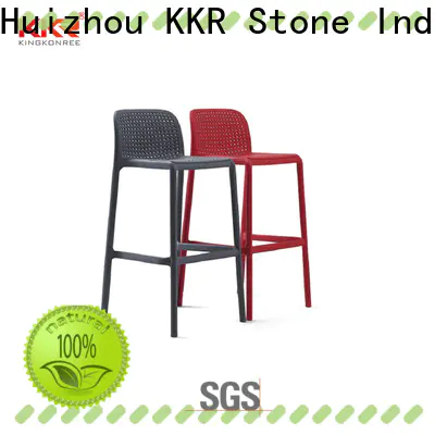 KKR Solid Surface plastic chairs cheap price factory for indoor use