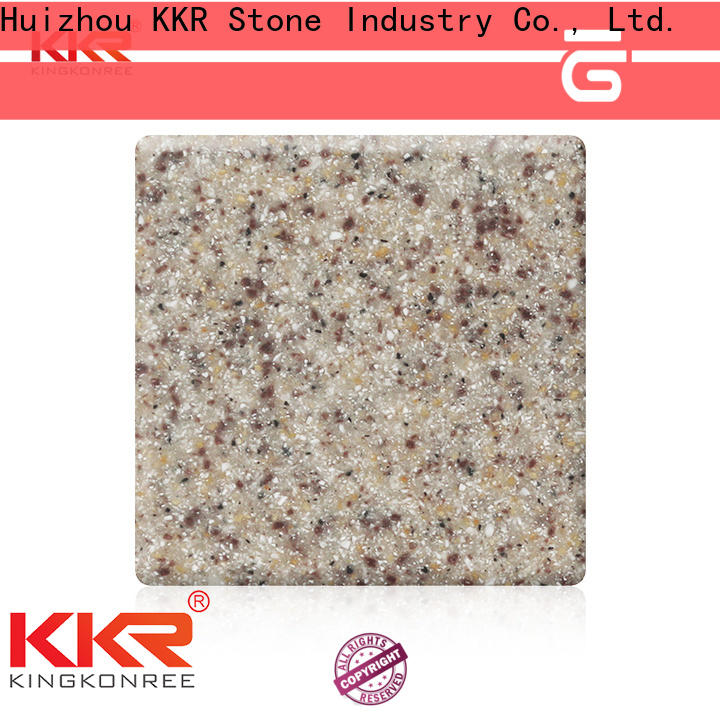 KKR Solid Surface solid surface big slabs factory for indoor use