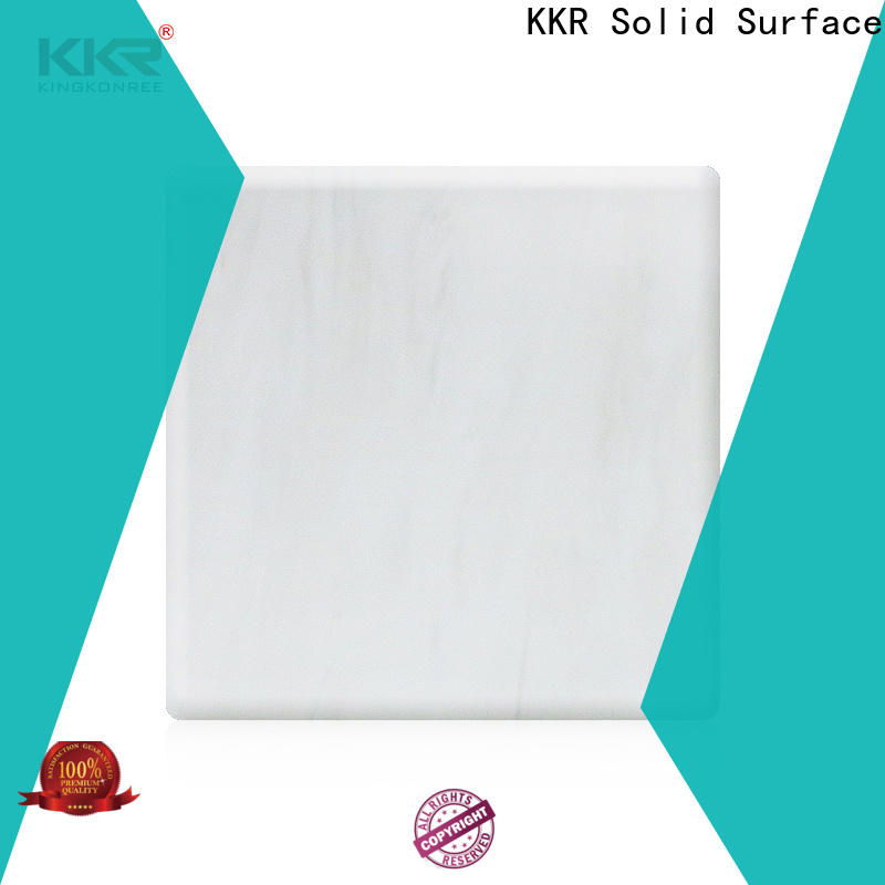 KKR Solid Surface corian solid surface sheet suppliers for indoor use