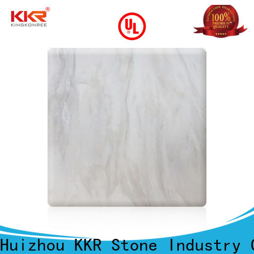 KKR Solid Surface popular texture pattern solid surface wholesale distributors for home