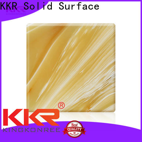 KKR Solid Surface hot selling translucent solid surface material distributor for promotion