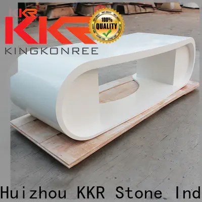 KKR Solid Surface best price reception desk countertop factory bulk buy