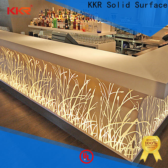 KKR Solid Surface popular bar countertops for sale supply on sale