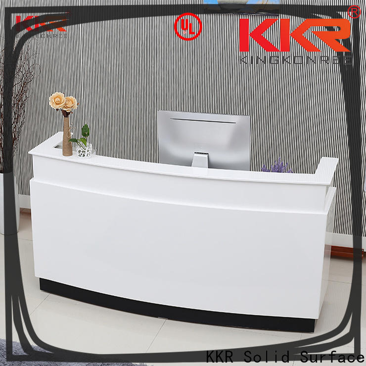 KKR Solid Surface durable office counter wholesale for sale