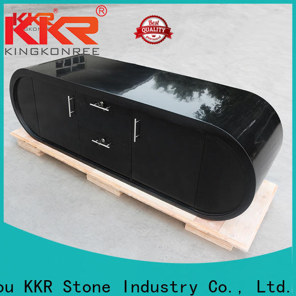 KKR Solid Surface solid surface desk factory with high cost performance