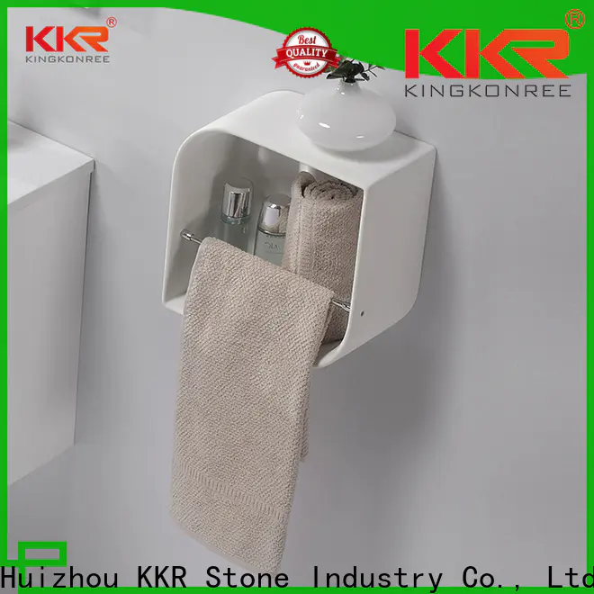 KKR Solid Surface customized clear wall shelves from China bulk buy