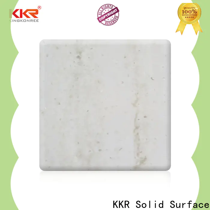 KKR Solid Surface long lasting polystone solid surface suppliers on sale