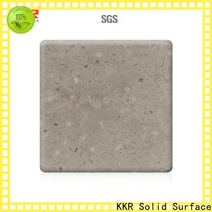 KKR Solid Surface corian solid surface sheet best manufacturer for indoor use