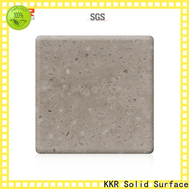 KKR Solid Surface corian solid surface sheet best manufacturer for indoor use
