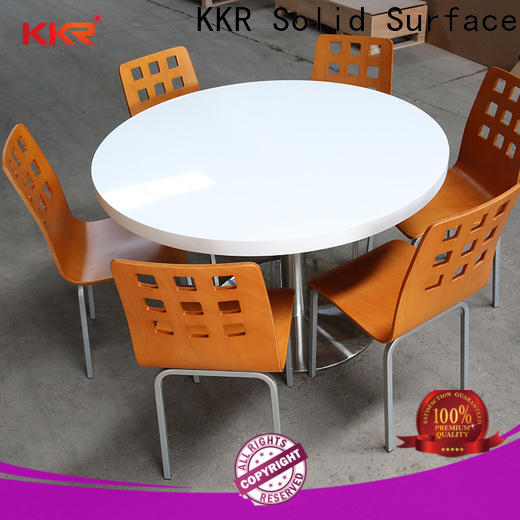 KKR Solid Surface hot selling acrylic solid surface table tops factory price bulk buy