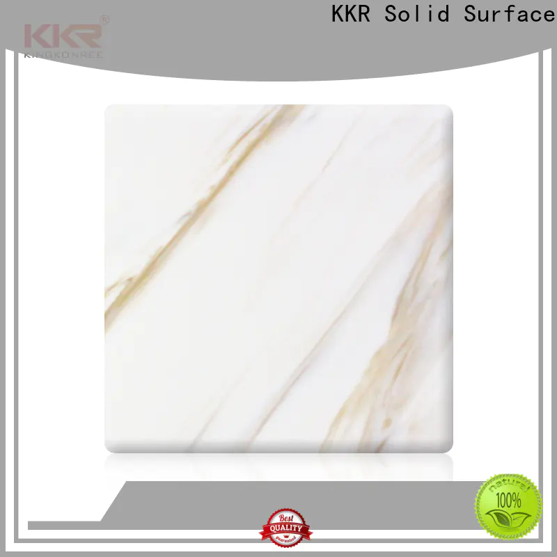 KKR Solid Surface odm solid surface slab factory for home
