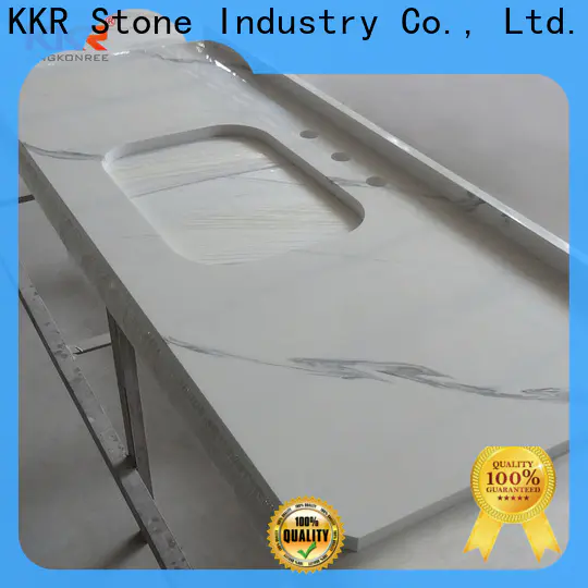 KKR Solid Surface acrylic countertops suppliers on sale