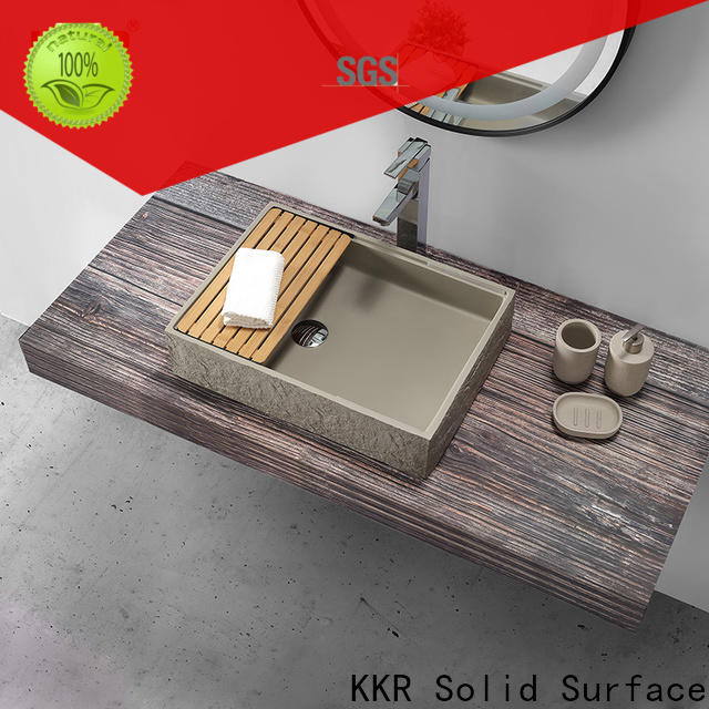 KKR Solid Surface corian bathroom sinks directly sale on sale