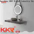 KKR Solid Surface bathroom vanity with sink supplier with high cost performance