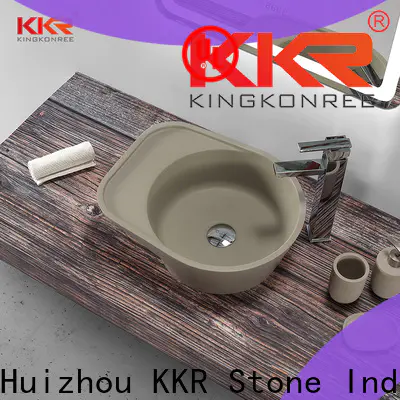 KKR Solid Surface corian bathroom factory price bulk production