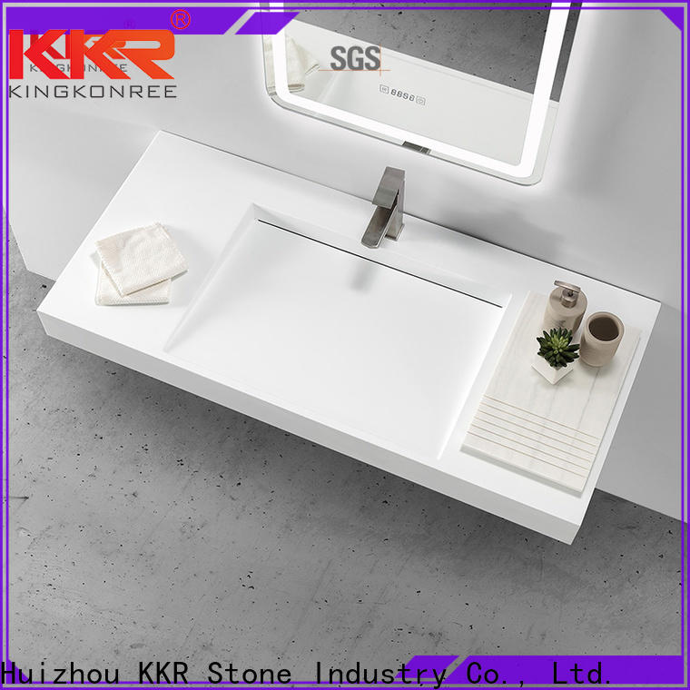KKR Solid Surface small bathroom sink distributor bulk buy