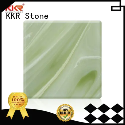 translucent solid surface artificial for building KKR Stone