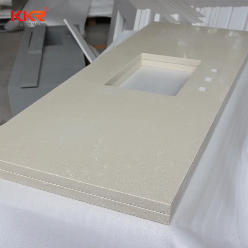 Custom Design Acrylic Solid Surface Countertop & Vanity Top KKR-VT003