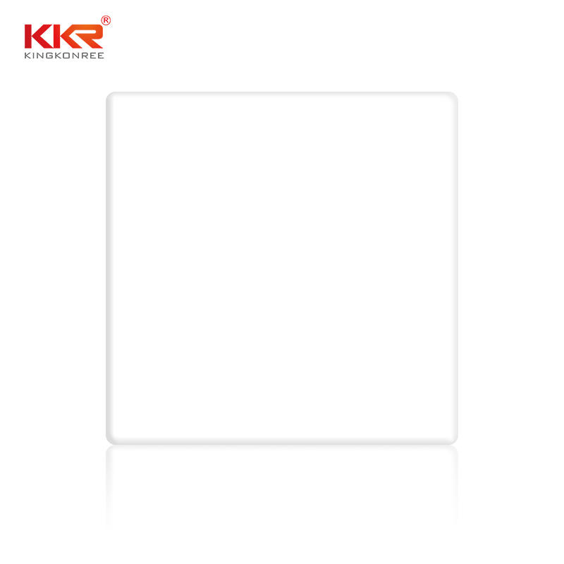 Royal White 100% Pure acrylic solid surface sheet KKR-M2700