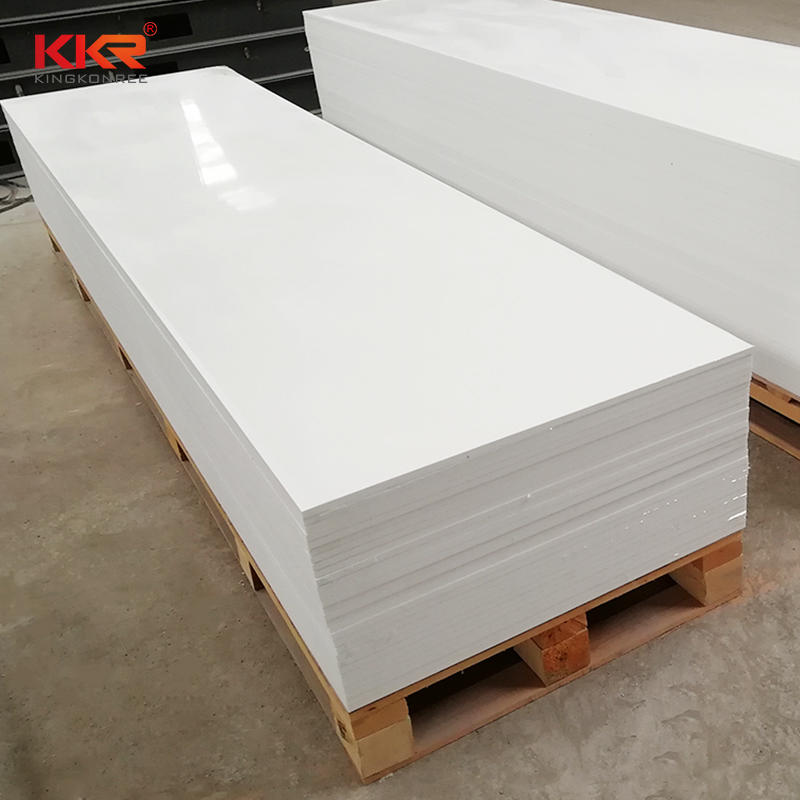 Glacier White Modified Acrylic Solid Surface Sheets KKR-M1700