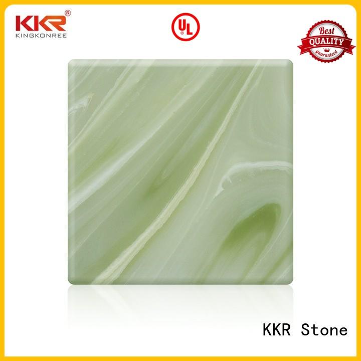 KKR Stone modern art style translucent resin panel with good price for early education
