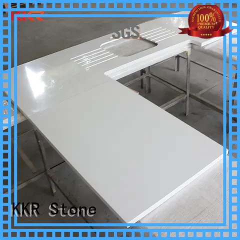 KKR Stone silky solid kitchen countertops free design for self-taught