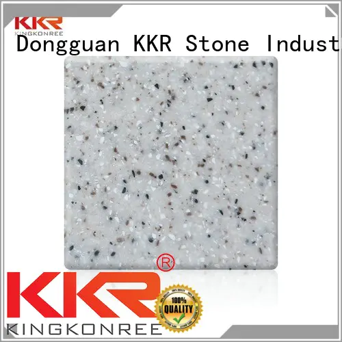 Solid Surface pure acrylic solid surface sheet  manufacturer for shoolbuilding KKR Stone