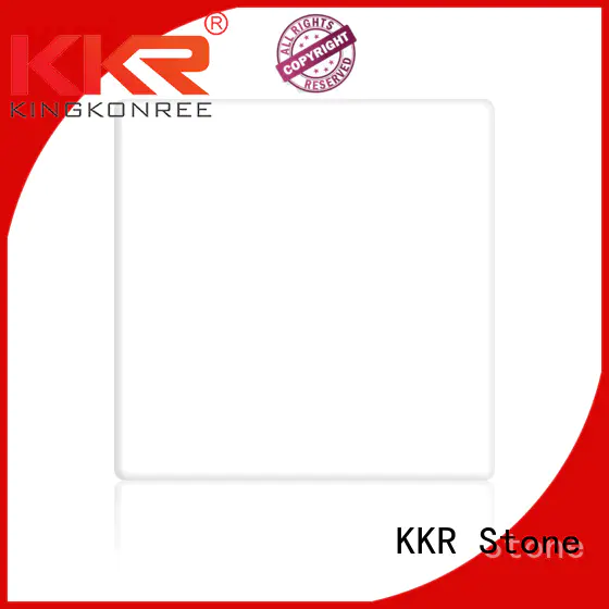 KKR Stone artificial solid surface acrylics superior chemical resistance for garden table