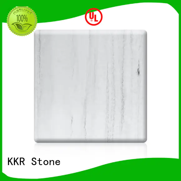 corian solid surface sheet soild for garden table KKR Stone