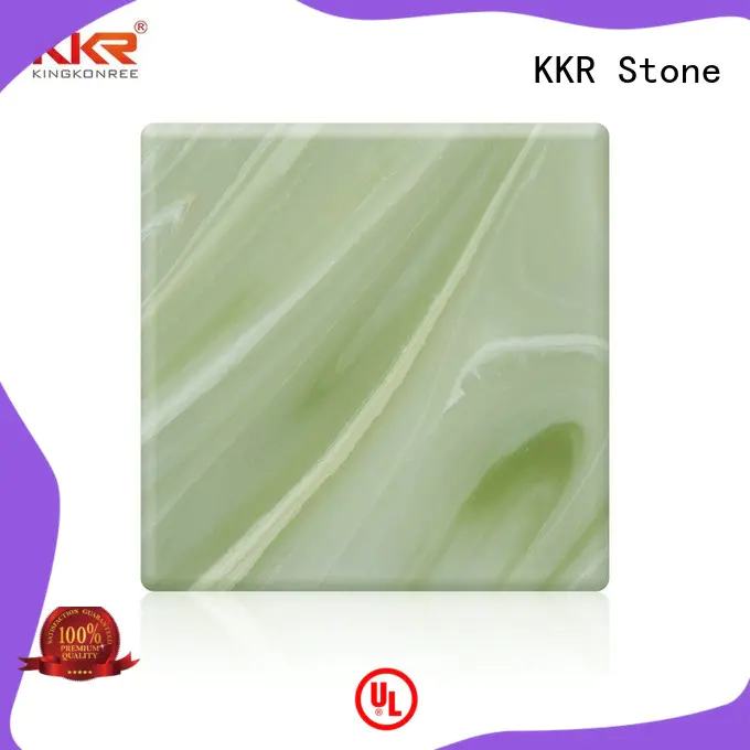 transparent faux alabaster sheet with good price for early education KKR Stone