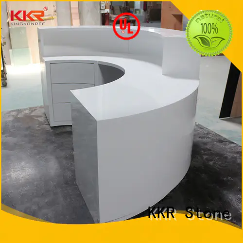 KKR Stone customize acrylic counter top stone for bar table