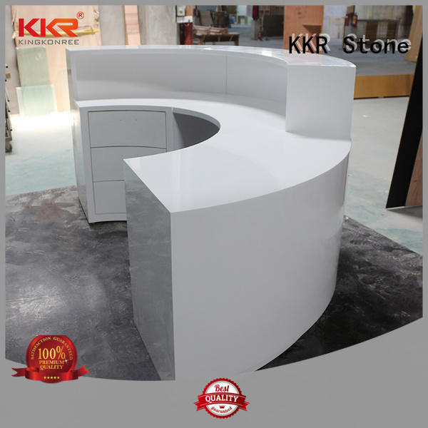 KKR Stone quality solid surface desk custom-design for table tops
