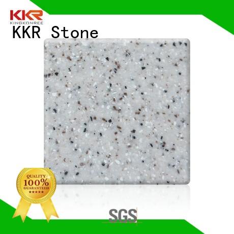 KKR Stone acrylic solid surface sheets in different shape for bar table