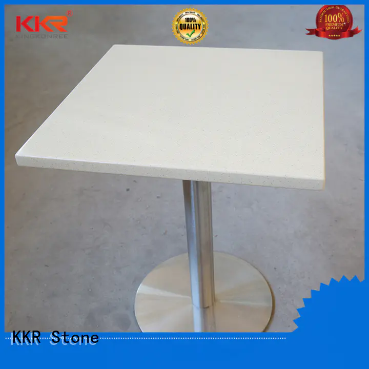 KKR Stone restaurant marble dining table set