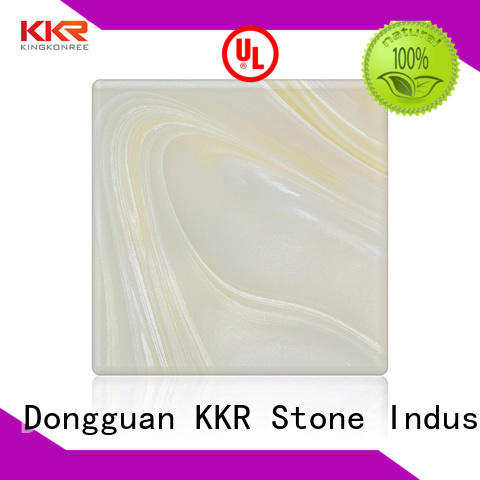 KKR Stone high strength faux alabaster sheet from China furniture set