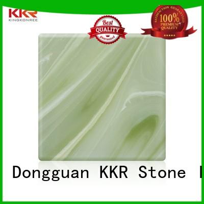 sheets artificial translucent stone for bar table KKR Stone