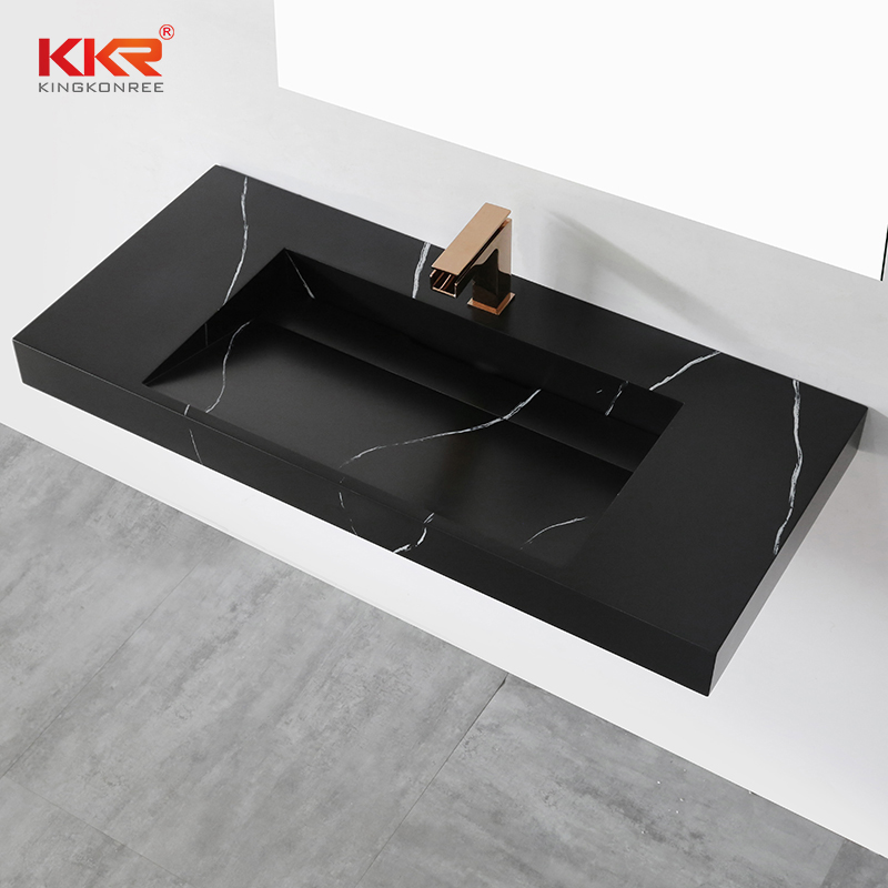 wall mounted concrete sink