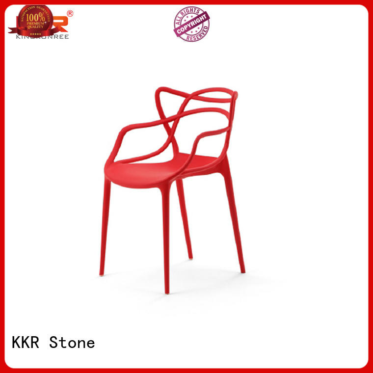 KKR Stone fine- quality plastic stool price cost for outdoor
