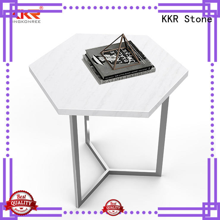 KKR Stone acrylic solid surface table tops restaurant